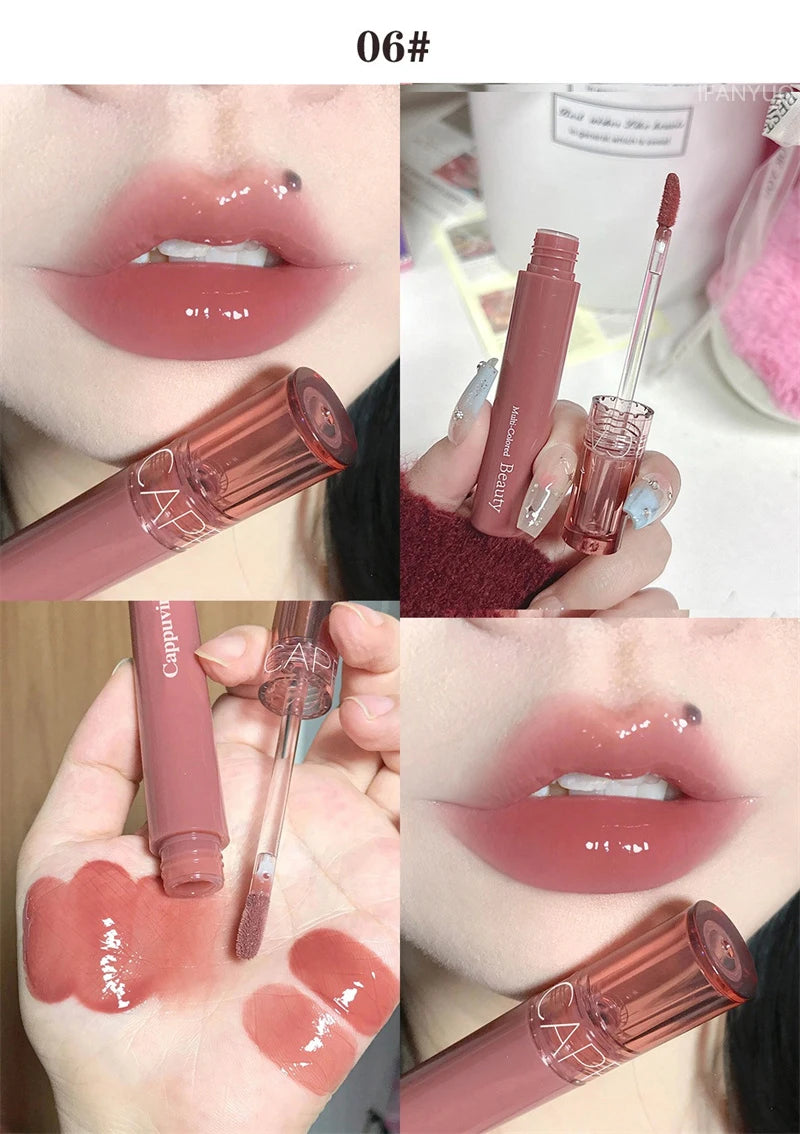 Waterproof Mirror Jelly Lip Gloss