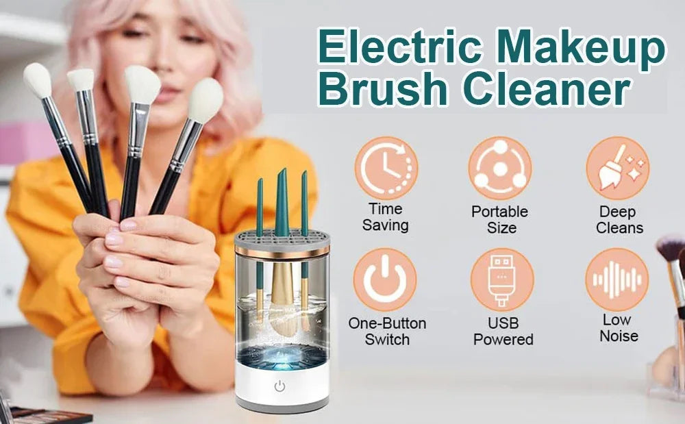 Electric Makeup Brush Cleaners