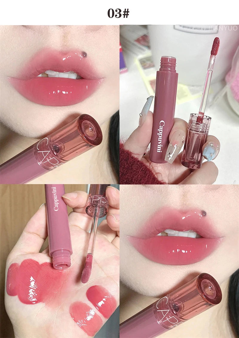 Waterproof Mirror Jelly Lip Gloss