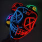 Wireless Halloween Neon LED Mask