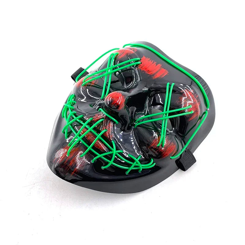 Wireless Halloween Neon LED Mask