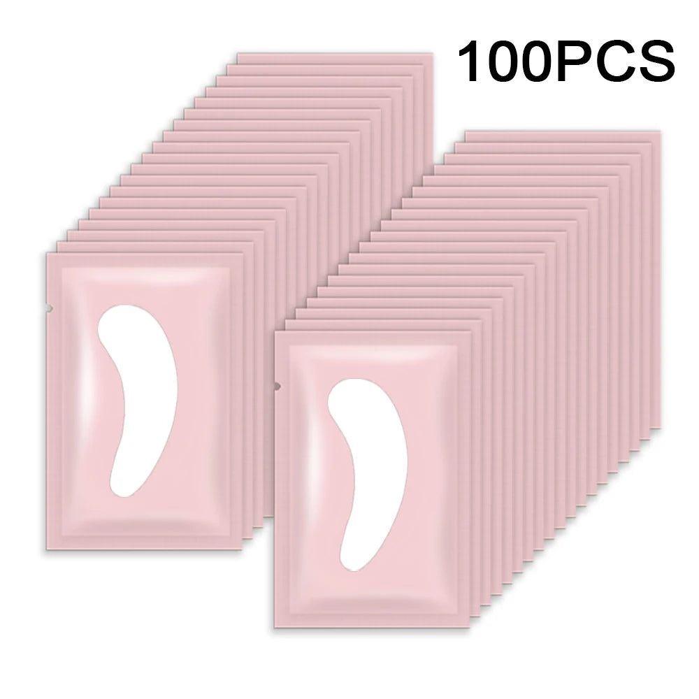 100 pairs Hydrogel Eyelash Pad