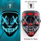 Wireless Halloween Neon LED Mask