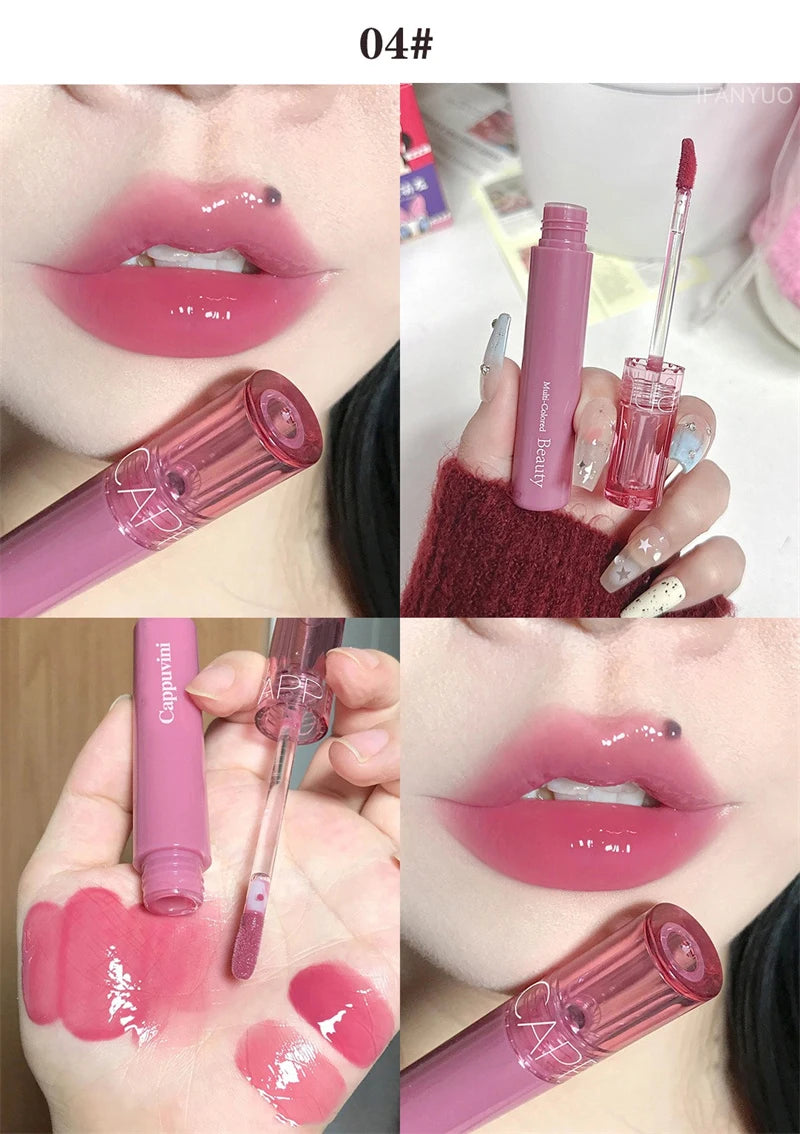 Waterproof Mirror Jelly Lip Gloss