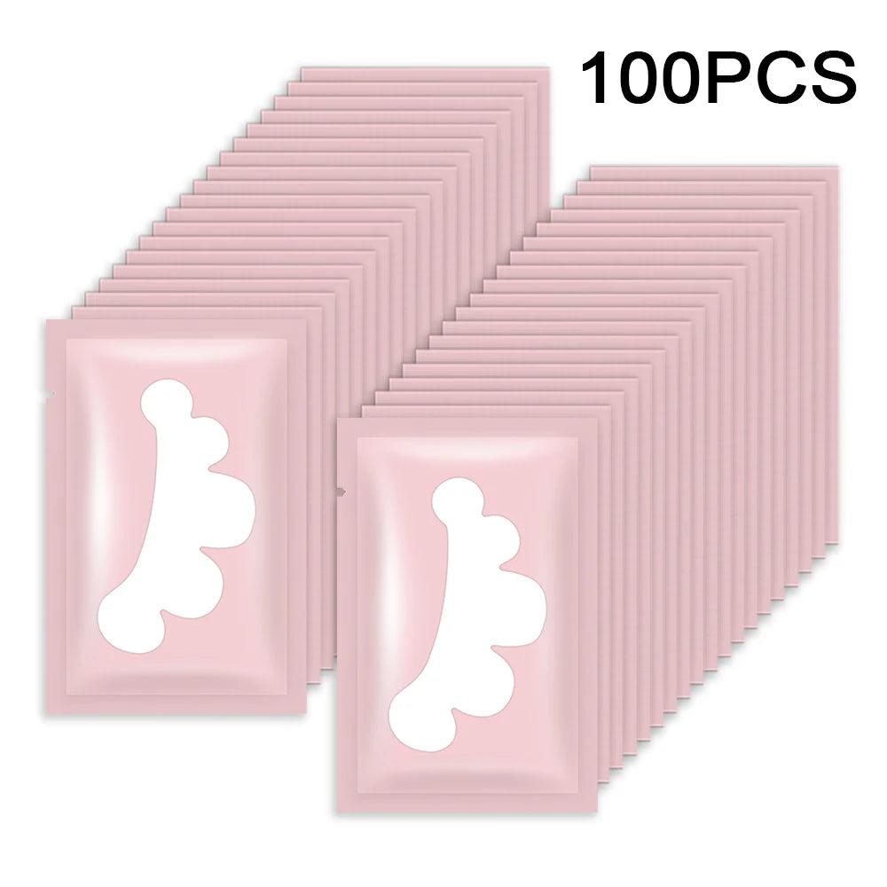 100 pairs Hydrogel Eyelash Pad