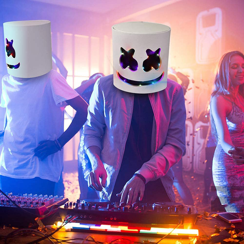 DJ Music Festival Halloween Led Head Mask