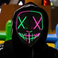 Wireless Halloween Neon LED Mask