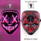 Wireless Halloween Neon LED Mask