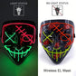 Wireless Neon LED Face Mask