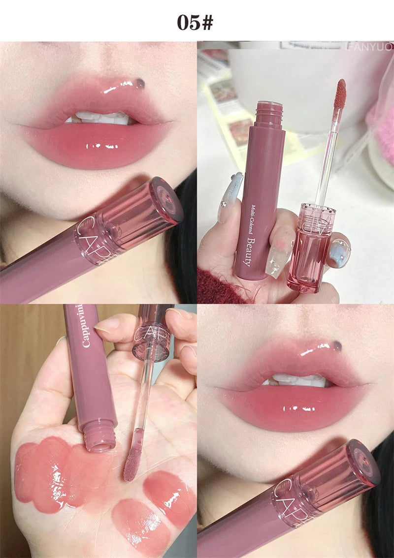 Waterproof Mirror Jelly Lip Gloss