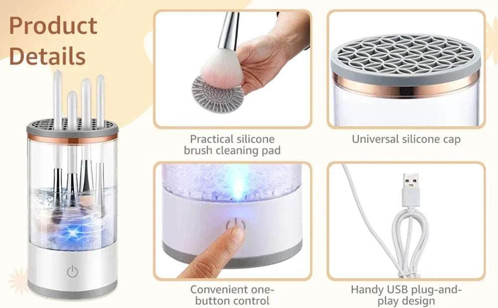 Electric Makeup Brush Cleaners