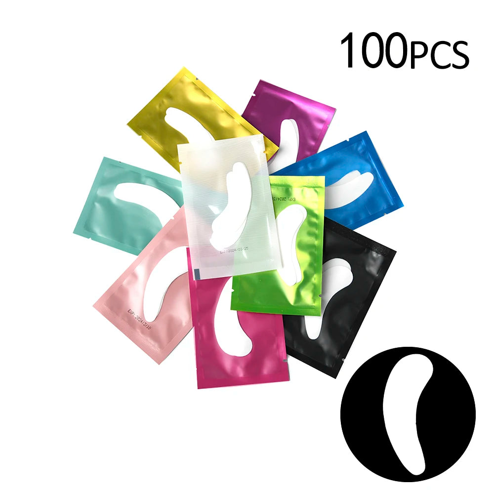 100 pairs Hydrogel Eyelash Pad