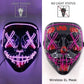 Wireless Halloween Neon LED Mask