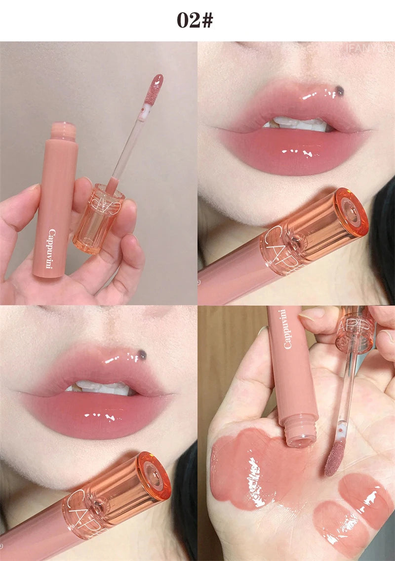 Waterproof Mirror Jelly Lip Gloss