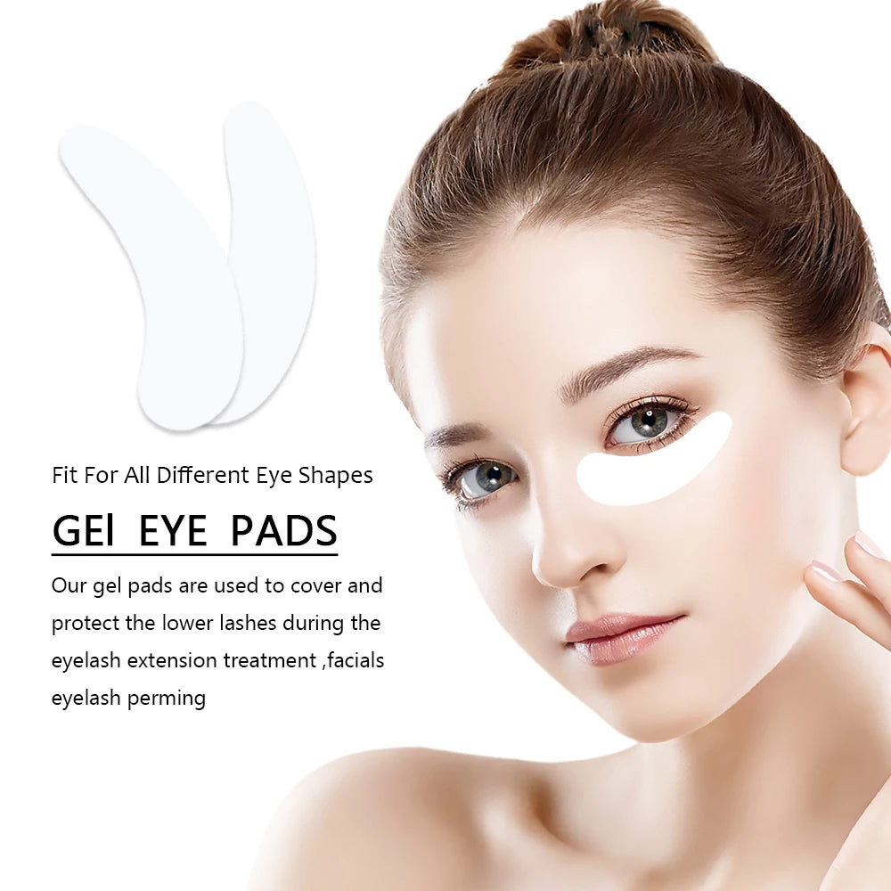 100 pairs Hydrogel Eyelash Pad