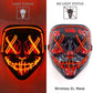 Wireless Halloween Neon LED Mask